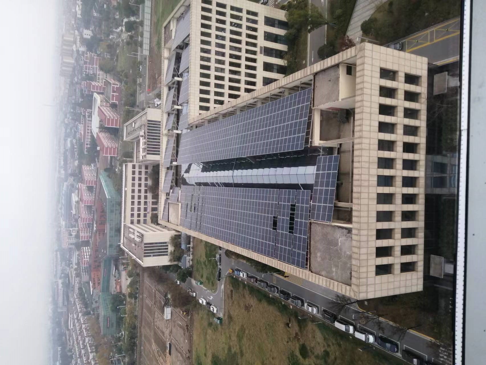 苏州张家港沙洲大厦分布式光伏发电站安装